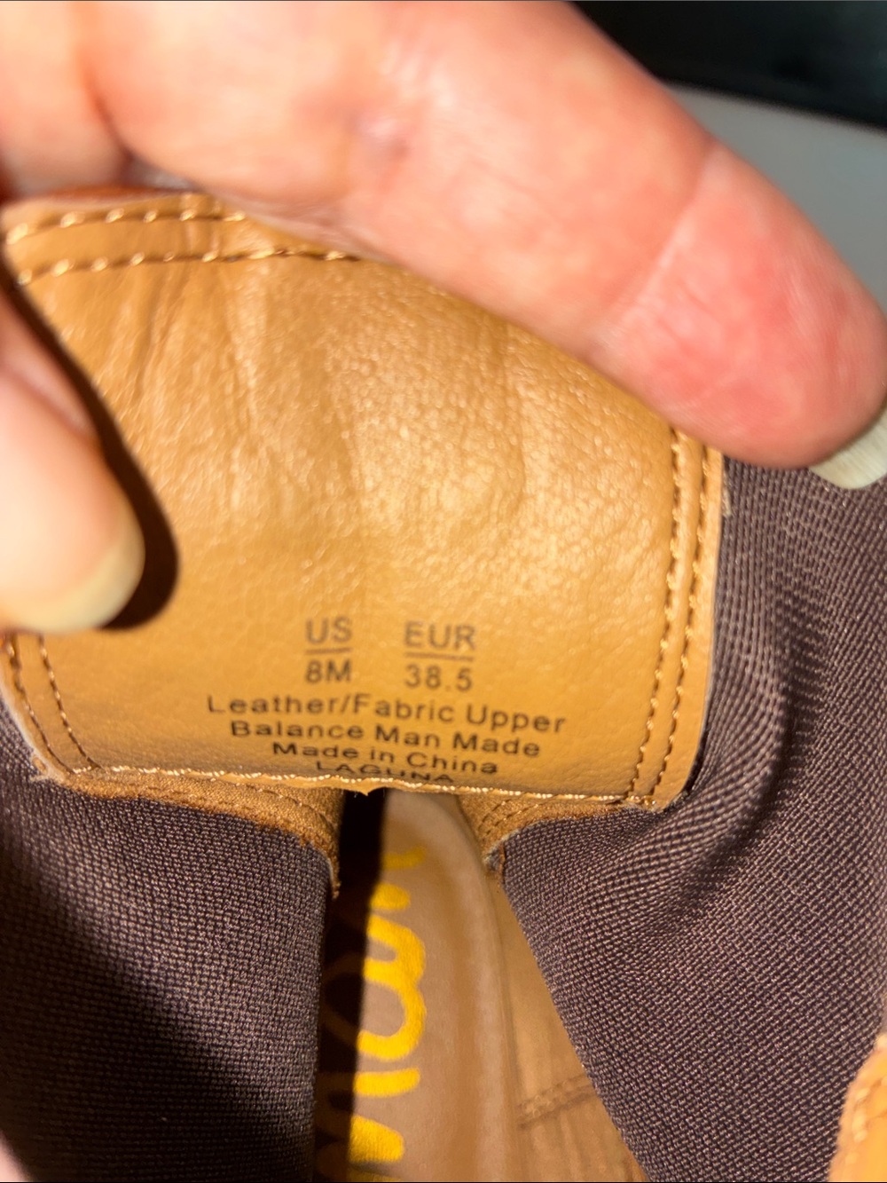 SAM EDELMAN NWOT Women’s Stylish Pull On Carmel Brown Chelsea Lug Boots Size 8. - Picture 8 of 12